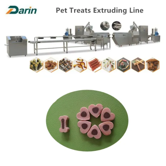 Stainless Steel Double Color Dog Chews Extruding Line