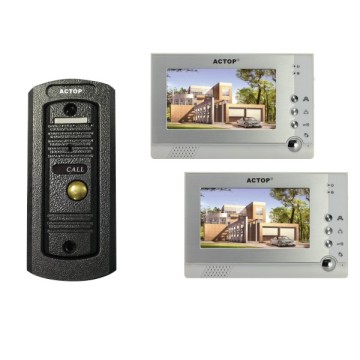 Sistema de intercomunicação de vídeo doméstico com fio