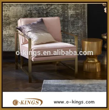 Best quality golden leisure sofa and coffee table set dubai hotel