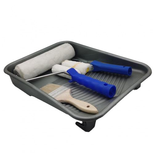 Hot Sale Plastic Paint Tray Roller Brush Set