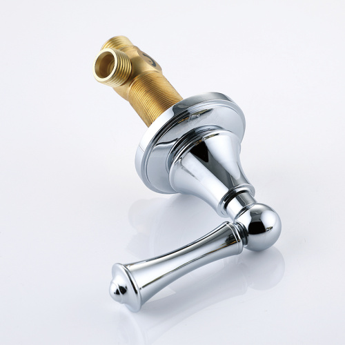 Deck Mount მყარი Brass აბაზანა Sink Faucet