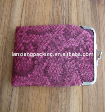 Design Personalized Ladies Suede Jewelry/Tool Button Pouch