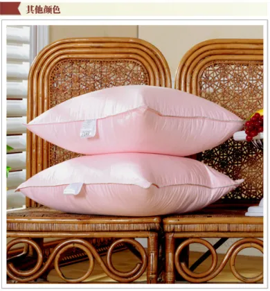 Rose white duck feather cushion 