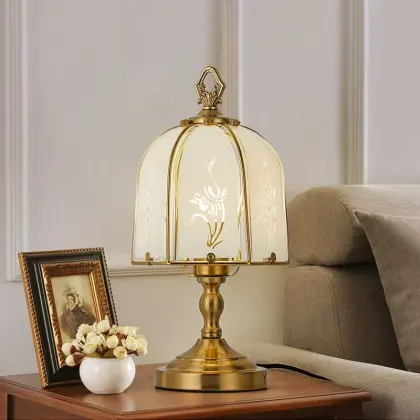 Orchid Glass Table Lamp: Elegant Lighting Solutions
