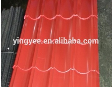 galvanized glazed tile making machine for building