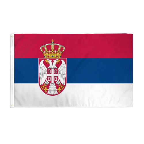 100% polyester countries serbia flag printing