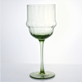 Χέρι φουσκωμένο Ripple Wine Glass Champagne Saucer