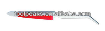 Cross-lock Tweezers With Rubber-grips