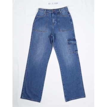 Gelegenheitsdamen Jeans Großhandel Elastic Taille