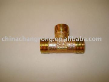 T-fitting/ Pipe connector /hydraulic fittings/3 passing/hydraulic hose fitting
