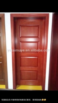 4 panel pure oak wood china design cheapest interior wooden door