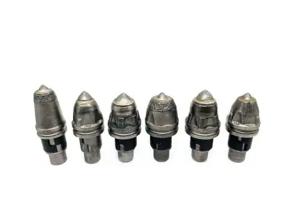 Wear-Resistant Rotary Cutting Bullet Auger Teeth for Shallow Geological Strata and Soft Clay Sandstone Excavation