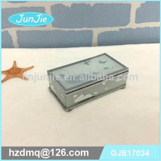 Wholesales box for jewelry box manufacturers mirror glass jewelry box