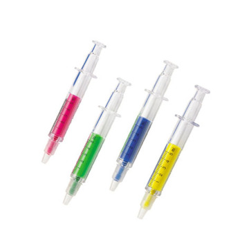 ECO-Friendly Customized Syringe Highlighters for Promotions
