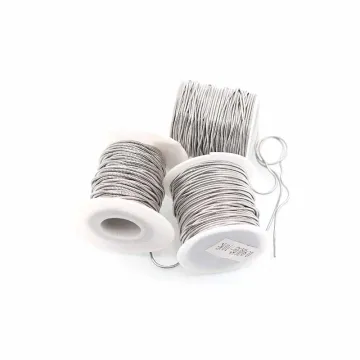 10 yards/roll 304 Stainless Steel Snake Chain 0.9 1.2 1.5mm Hypoallergenic Bulk Link Chain for DIY Necklace Jewelry Accessories