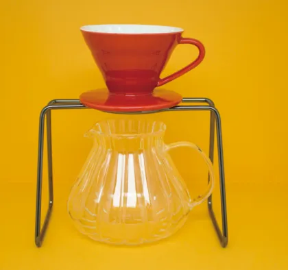 Pour over v60 filter cup coffee ceramic dripper