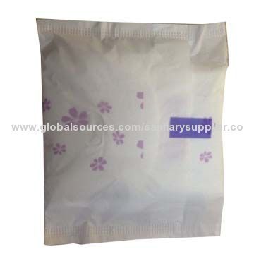 High-quality Soft Disposable Sanitary Napkin, Absorbing Quickly and Keep Dry