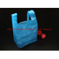 Cheap Wholesale Blue Plastic Poly Shopping T Shirt Plastic Shopper Plastic Bags