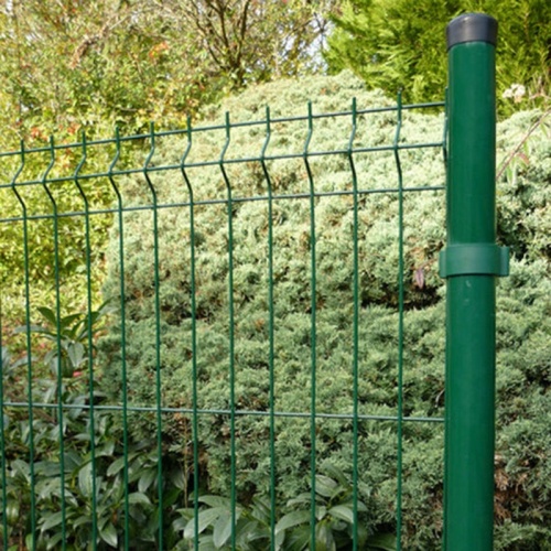 power coated after galvanized 3d wire mesh fence