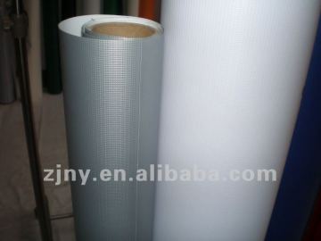 printable WHITE color PVC banner flex fabric