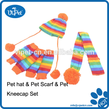 Distinctive Animal Hat Pet Hat and Scarf Pet accessories set