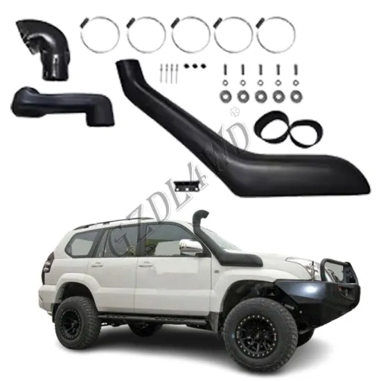 Right Side Install Surface Car Snorkel Kit for 2002-2009 Land Cruiser Prado LC120, FJ120, and GX470
