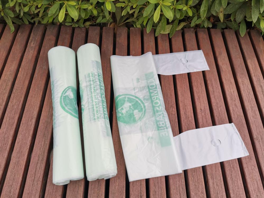 Compostable Biodegradable Plastic T Shirt Bags
