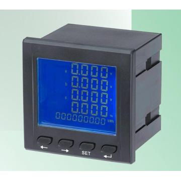 Three-phase current meter with LCD readout