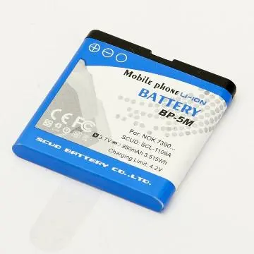SCUD T5 cell phone battery for Nokia BP-5M,950mah