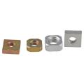 square nut with spring high strength M6 M8 M10 steel square nut Supplier