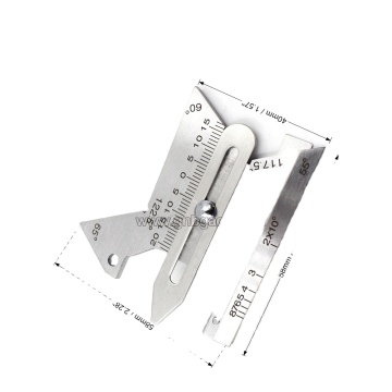 GNB-13-Schweißinspektion Multifunktions-Gruben-Test-Ulnar-Lineal-Messgerät