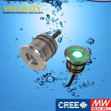 1PCS IP68 24V Stainless Steel Colorful Decoration Underwater LED Fountain Light