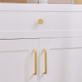 Minimalist Fırçalanmış Prinç Dolap Çekme Kolları