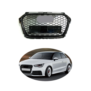 Black Honeycomb Radiator Grille for Audi A1 2018 RS1 Style Bumper Grill