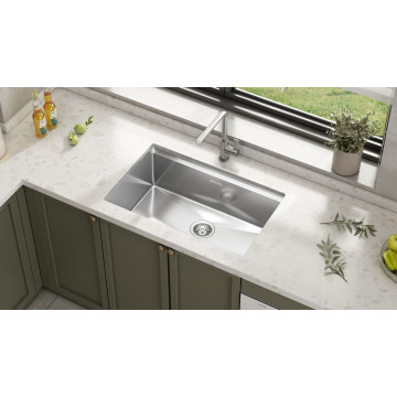 Miao 28x18-inch single bein kitchen sink