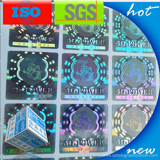 Custom 3d Holographic Stickers Labels