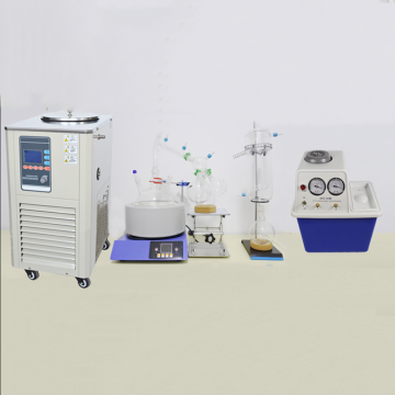 Turnkey Path Path Distillation Lab อุปกรณ์สำหรับน้ำมันหอมระเหย - 20L 5L 2L Capacities
