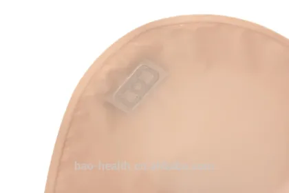 Two piece ostomy bag open bag(15-50mm) tails closure