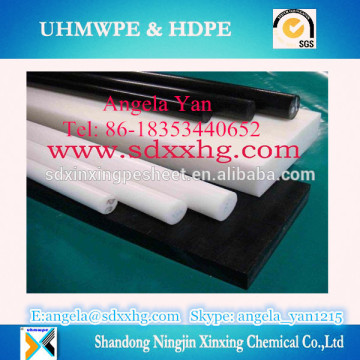 High Rigidity Extrusion HDPE solid plastic rods/HDPE hard plastic rod/hdpe bar