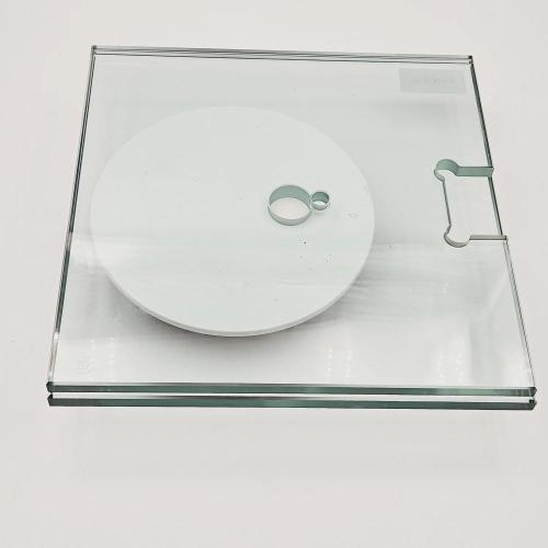 10mm Clear Toughened Door Glass for Bathroom 12mm thk clear toughened shower tempered door Factory