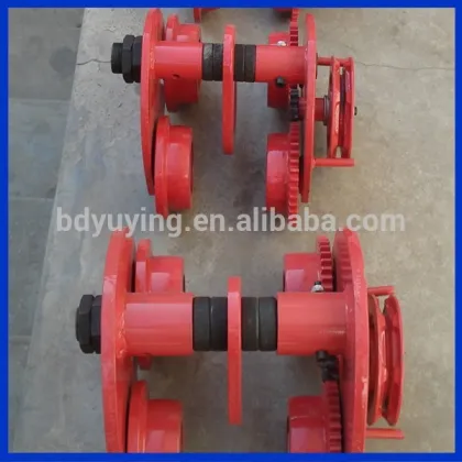 mannual plain trolley/hand trolley/monorail trolley GCL type beam trolley