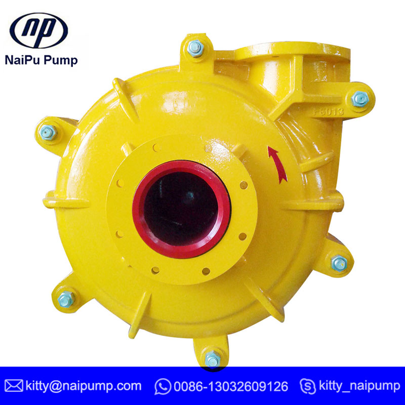 Single Stage Horizontal Centrifugal Gravel Sand Slurry Pump