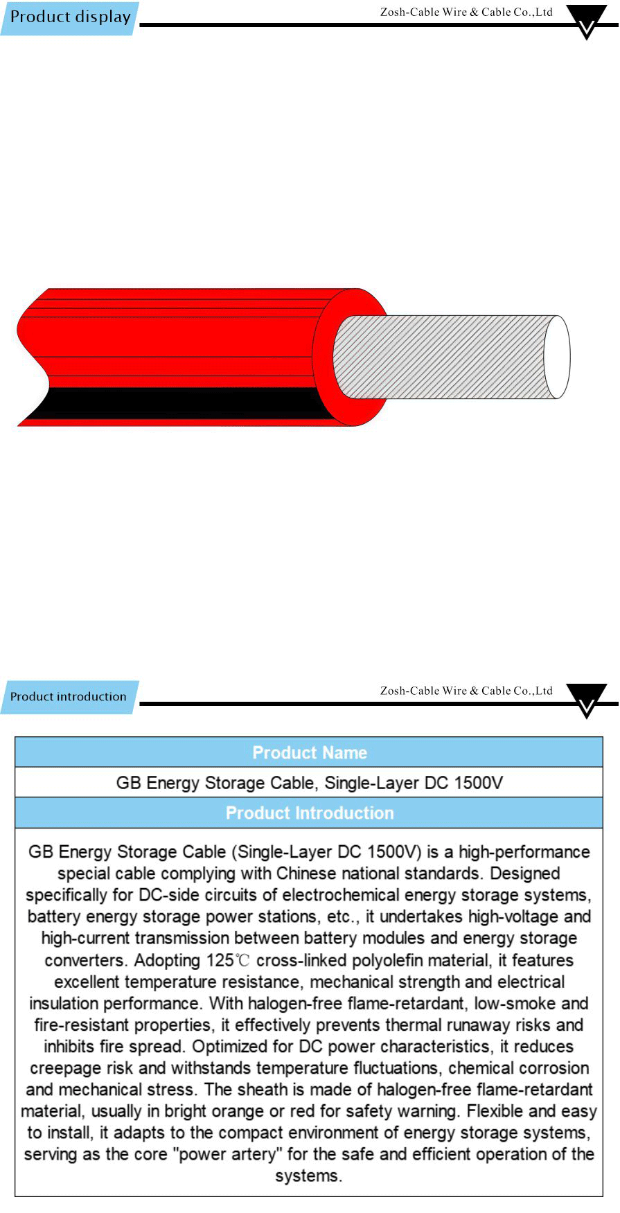 Robot cable (anti-torsion)-xiangqing1-ZS037A