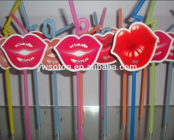 POPULAR THEME PARTY STRAW with party decoration