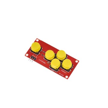AD Keyboard Module for Arduino: Five Key Analog Button Sensor Expansion Board
