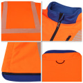 Hi Vis Fleece Polyester Bomber Reflektierende Winterjacke