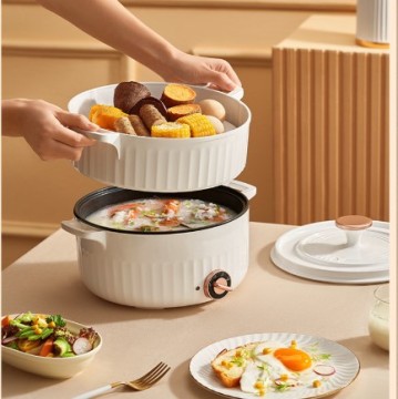 Smart Multi-Function Electric Cooker: Frying, Steaming, Boiling 3-in-1 Design