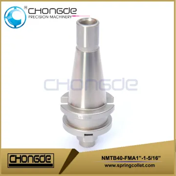 NMTB40 Face Shell Mill Holder FMA1" Pilot Dia. 1-5/16" Proj. T.I.R.≤0.0002"