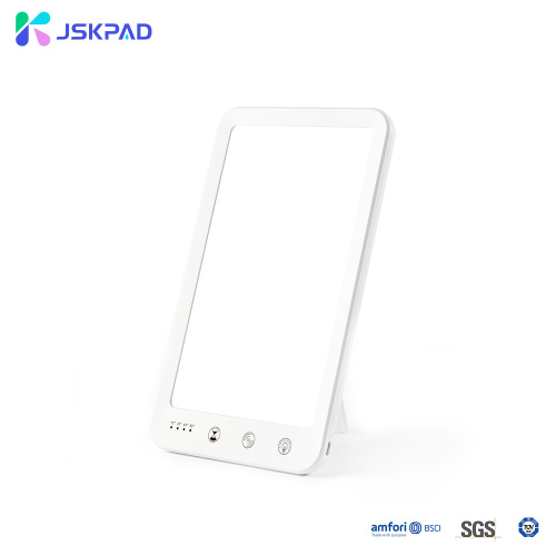 Boîte de lampe triste de couleur blanche portable JSKPAD