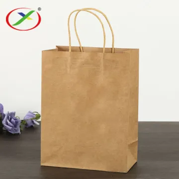 Supermarket shopping paper bag